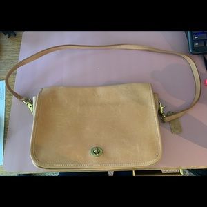 Coach Leather Shoulder Bag